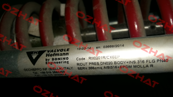 RIII0201R/CX6EP  Valvole Hofmann