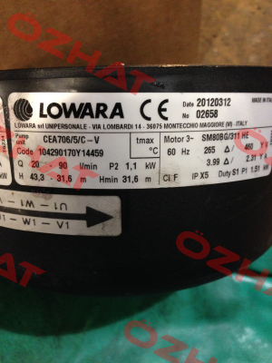 CEA706/5/C-V Lowara