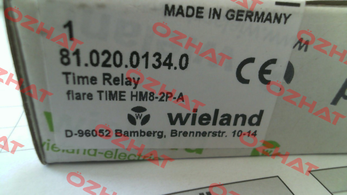 81.020.0134.0 / FLARE TIME HM8-2P-A Wieland Electric