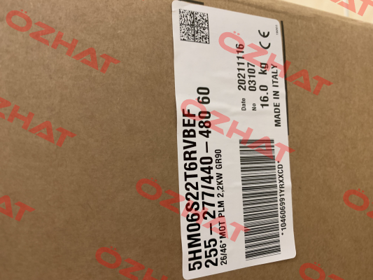 Type: 5HM06S22T6RVBEF / PN: 104606991YRXXCD Lowara