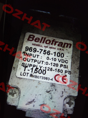 969-756-100 Bellofram