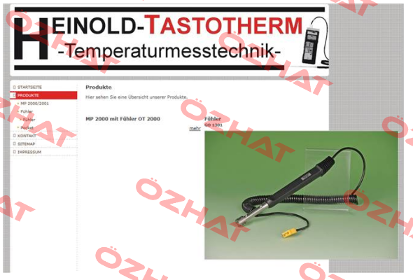 Artikelnr 3740300 MP 2000 Tastotherm