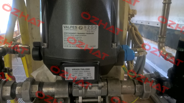 Gear box for engine valve Typ  VRX25.70A.G 00  Valpes