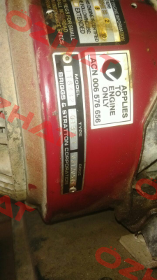 MODEL:118432, TYPE:013761, CODE:03120549  Briggs-Stratton