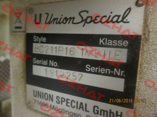 10017B Union Special