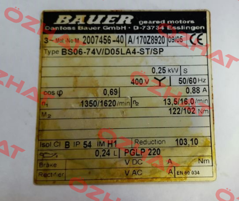 188Y4108 Bauer
