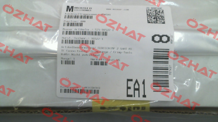 91522-1 TE Connectivity (Tyco Electronics)