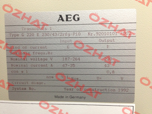6762440 AEG