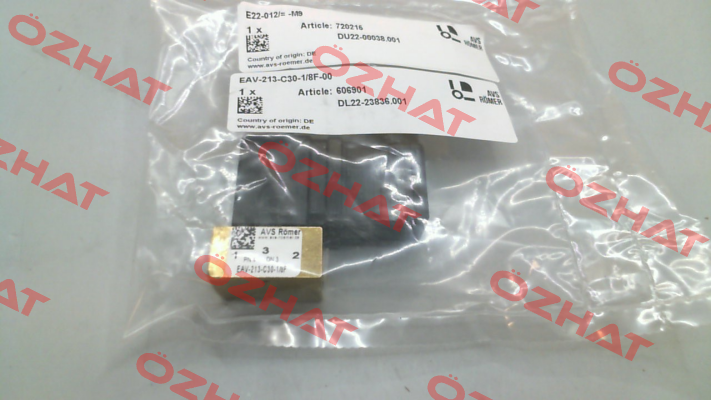 P/N: 606901 Type: EAV-213-C30-1/8F-00 Avs Römer