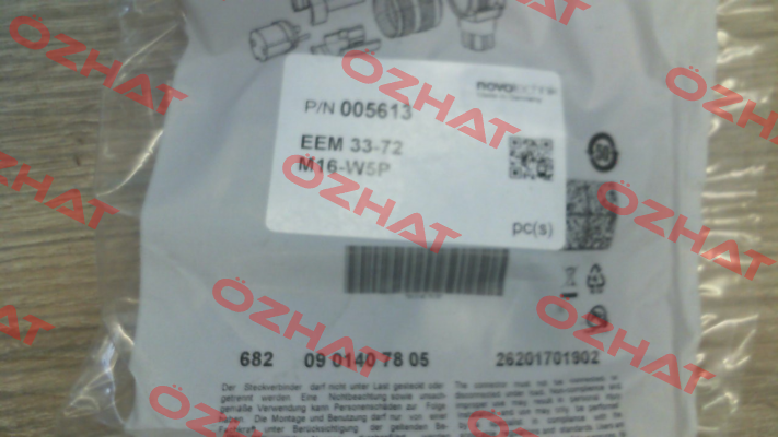 P/N: 400005613 Type: EEM-33-72 Novotechnik