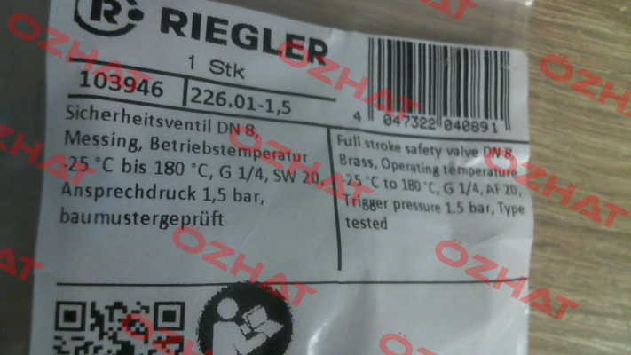 103946 / 226.01-1,5 Riegler