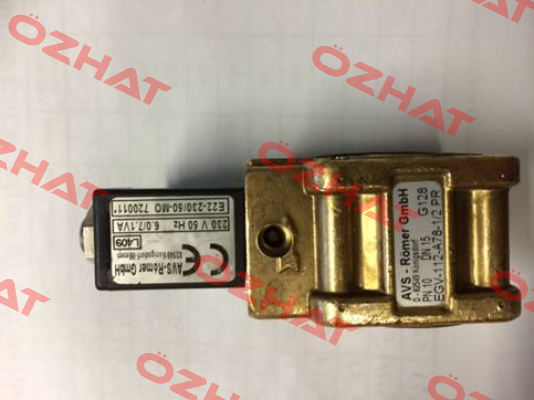 EGV-112-A78-1/2PR-00 Teil-2/2-Wege-Magnetventil Avs Römer