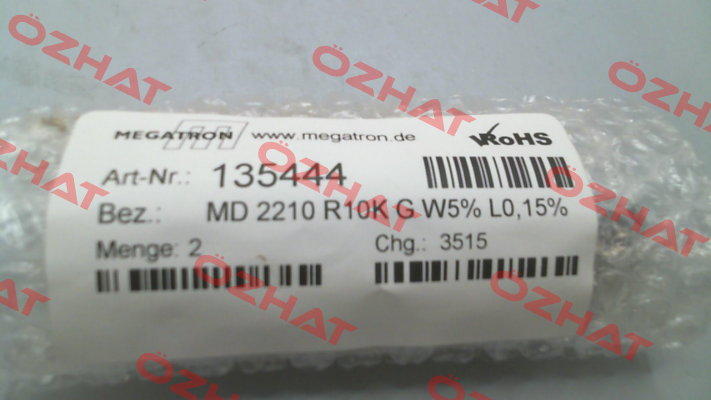 MD 2210 R10K G W5% L0,15% Megatron