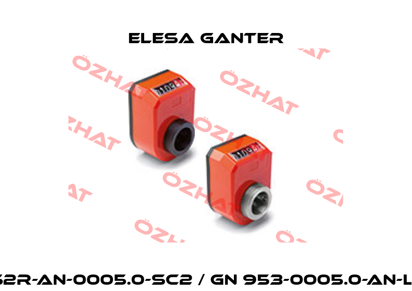 DD52R-AN-0005.0-SC2 / GN 953-0005.0-AN-L-OR Elesa Ganter