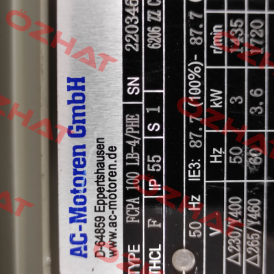 FCPA 100 LB4 / PHE AC Motoren