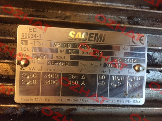 AP 90 B, 320 mm  Sacemi