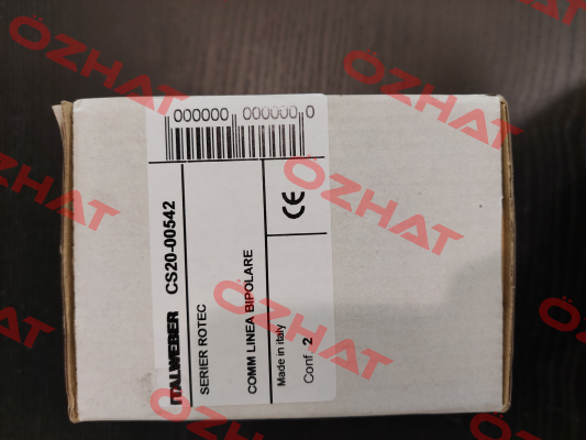 Z90035301012 / CS20-00542 Italweber