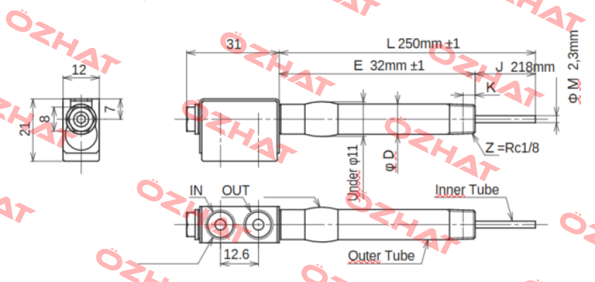 JC-KRM-10-L250-E32-J218-M2.3 Ahresty-tec
