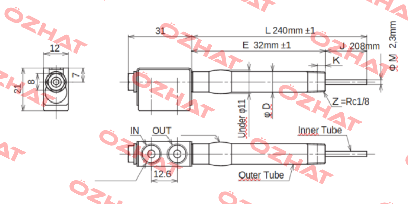 JC-KRM-10-L240-E32-J208-M2.3 Ahresty-tec