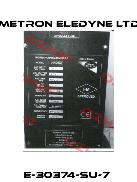 E-30374-SU-7  Metron Eledyne Ltd