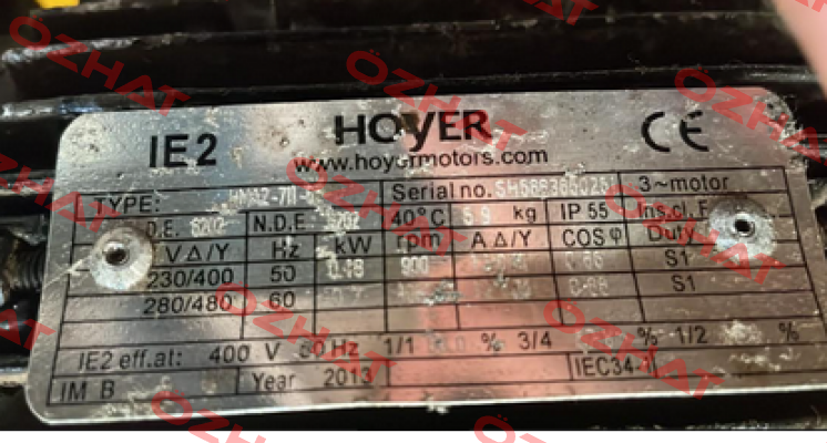HMA2 71  1 - 6 pole Hoyer Motors