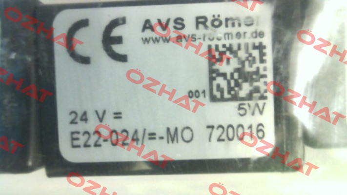 70001138 - E22-024/= -M0 Solenoid coil IP00 Avs Römer