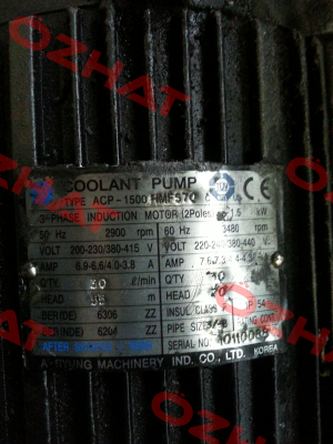 ACP-1500 HMFS 70 A-Ryung