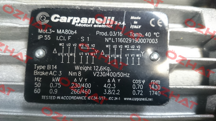 Typ 80L/4-BR (MA80b4) Carpanelli