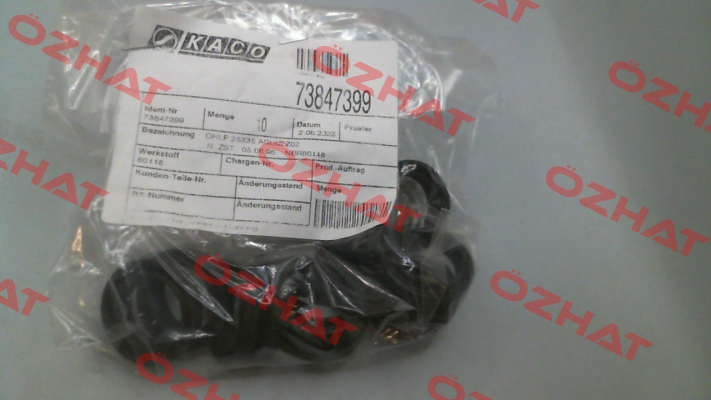 P/N: 73847399 Type: QHLP 25 x 35 NBR Kaco