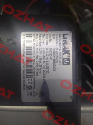 old code 3602230-00, new code 360223-03 Linak