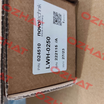 P/N: 024310 Type: LWH-0250 Novotechnik