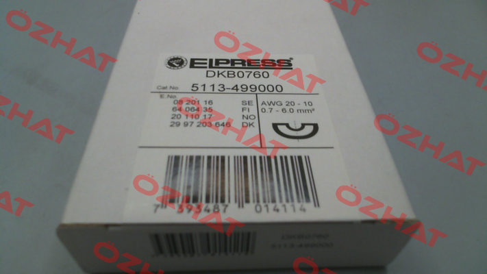 p/n: 5113-499000, Type: DKB0760 Elpress