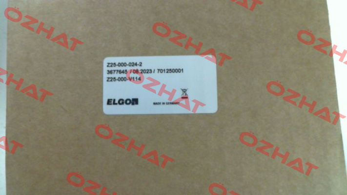 Z25 - 000 - 024 - 2 Elgo