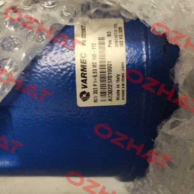 ART04036 / RCV 352 P 6,93 D35 P100 B5 B3 Varmec