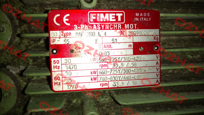 MAF 200 L4  Fimet